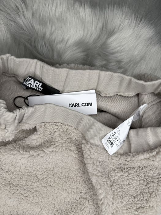 Дамско долнище Karl Lagerfeld Sherpa - размер M