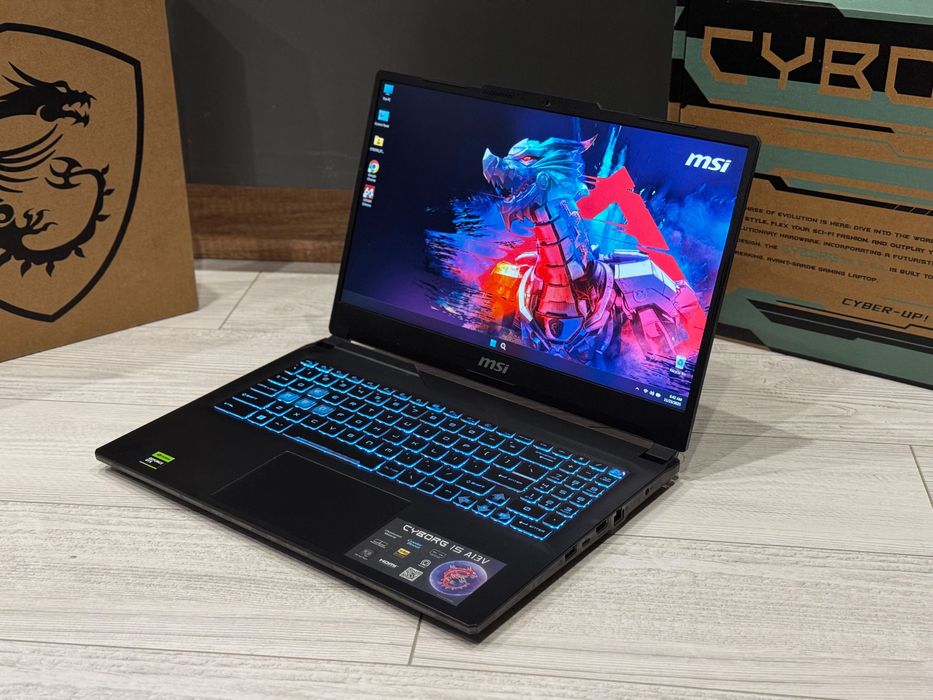 RTX 4050 6gb /i5 13420H /512GB SSD /16GB / Гаранция /15.6 144hz / CYBORG