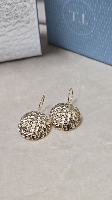 Серьги золотые ЖанТаС ломбард Астана