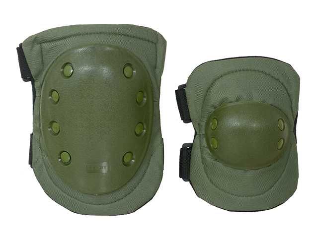 Set Protectie Genunchi Si Coate 8FIELDS Culoare Olive Noi In Sac Propriu
