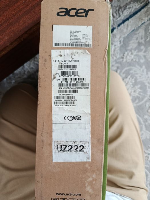Ноутбук acer яхши холатда