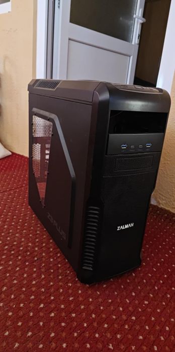 PC Gaming Ryzen 5 5500 RX 570 8GB + 16GB RAM + 2 Monitoare Gaming