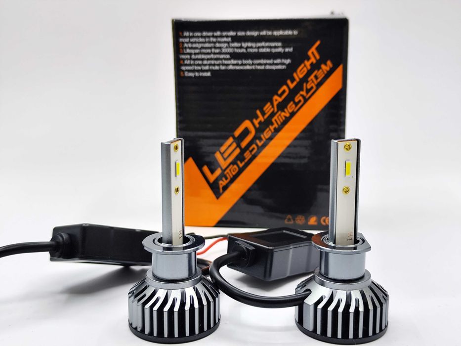 Автомобилни CANBUS LED крушки H1 H4 H7 H11 светлини фокусиран CSP чип