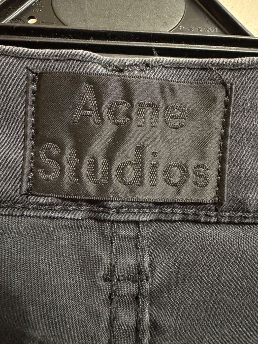 Acne Studios Ace Ups Black Jeans.