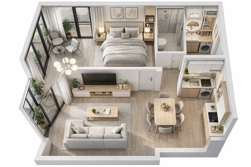 Продава се Двустаен апартамент в Варна, Владислав Варненчик - 59 кв.м за 744 €/кв.м - Снимка #1