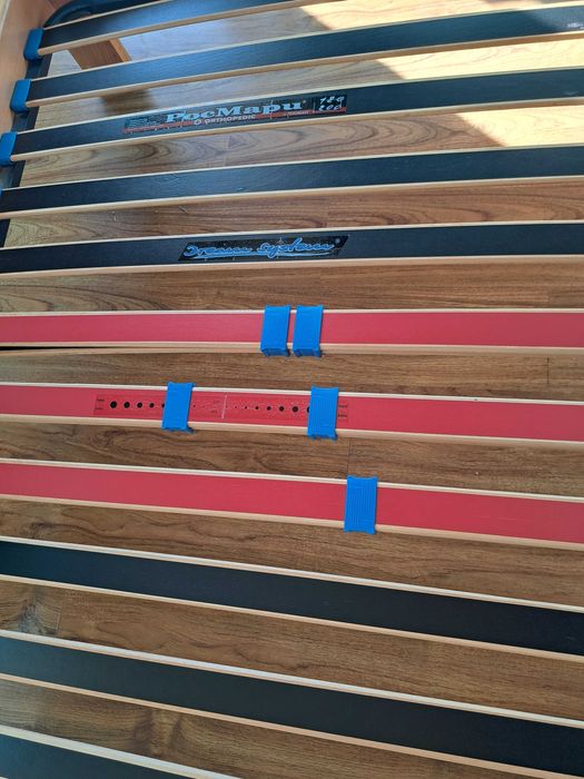 Дървено легло с ортопедична подматрачна рамка -120/200