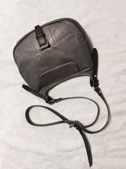 Geanta umar dama gri piele naturala Longchamp