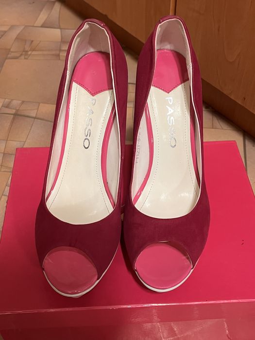 туфли замшевые