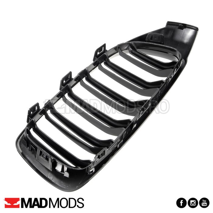 Set grile duble M BMW Seria 4 F32 F33 F36 F80 M3 F82 M4 2012-2018