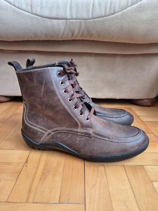 Ghete iarnă Premium, Piele Full-Grain, Cauciuc Natural, Bărbați - 42