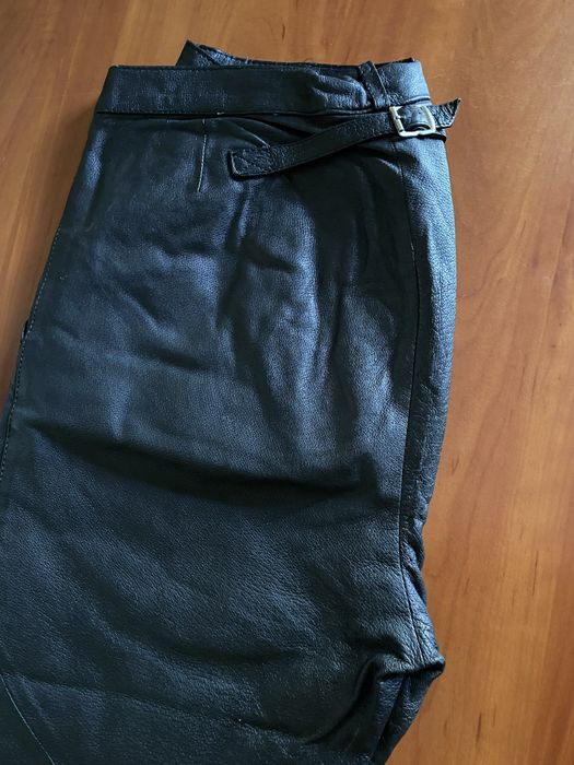 Pantaloni piele naturala