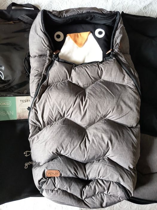 Voksi Urban, sac de iarnă extensibil, cu puf și lână, ca nou