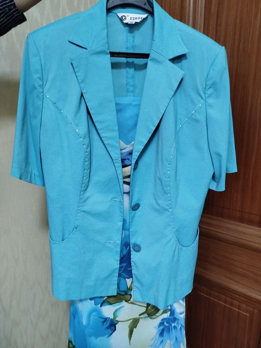 Платье сарафан с жакетом 44-46р