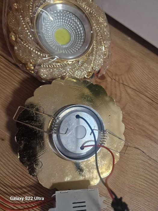 Златни луни с лед лампа 3 W