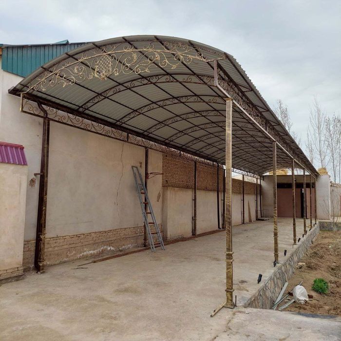 Навес казирок перилла решетка