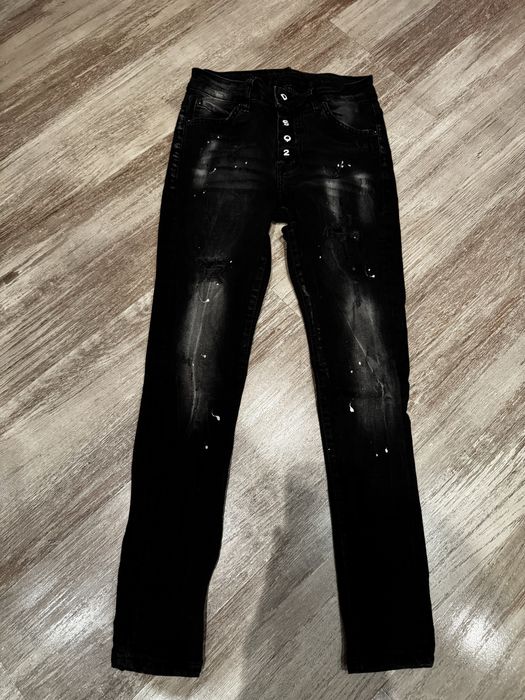 Дамски черни дънки