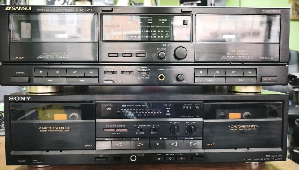 Deck Sony Pioneer  Sansui Akai Sherwood Technics