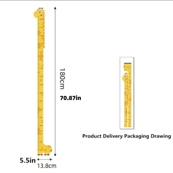 Метър за ръст жираф