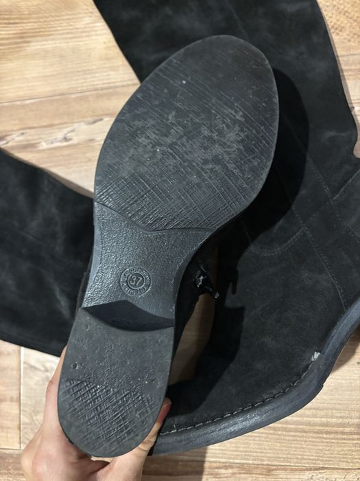 чизми естествен велур