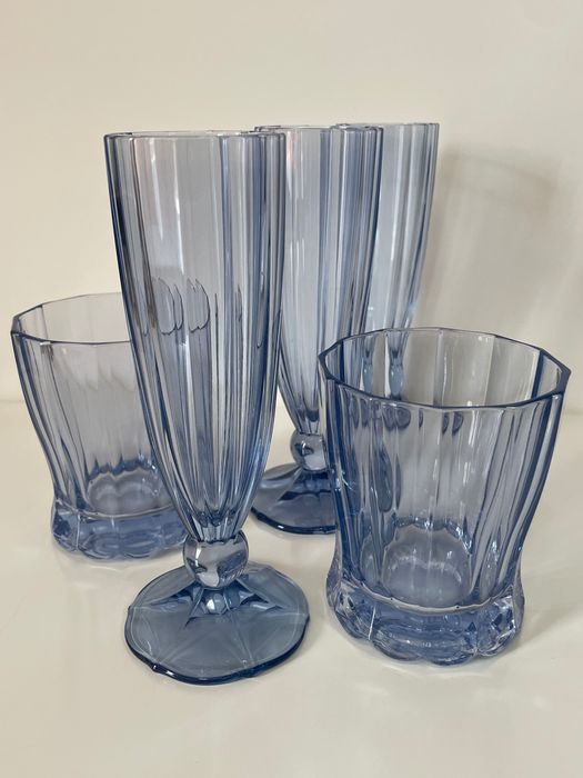 Комплект от 5 сини чаши «Villeroy&boch» колекцията  «Моята градина»