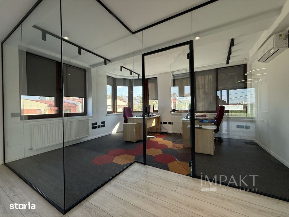 Spatiu de birouri dispus pe 2 niveluri , 225 m2 , Borhanci