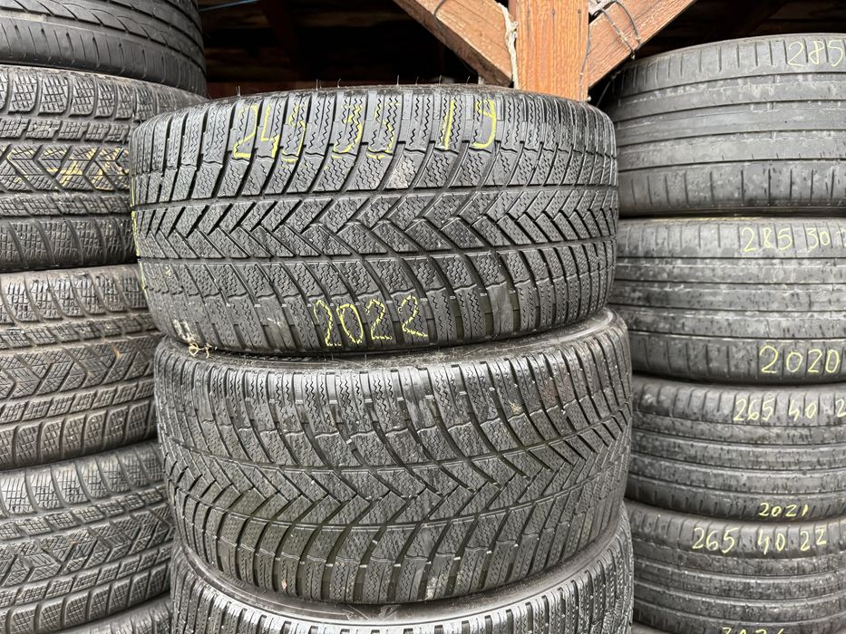 245/35/19 Set 2 buc Bridgestone 2022.anv  M+S.iarnă.IMPECABILE
