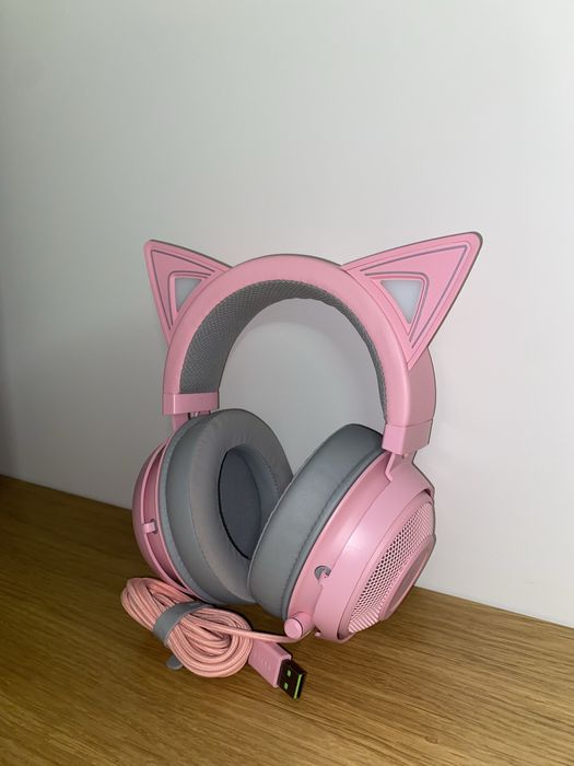 Гейминг слушалки Razer (Kraken Kitty Limited Edition)