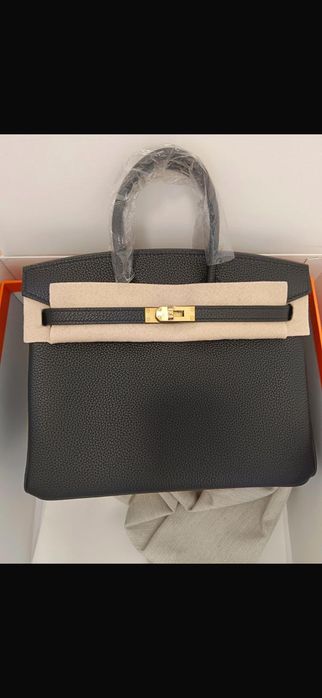 Geanta Hermes Kelly 25 cm neagra