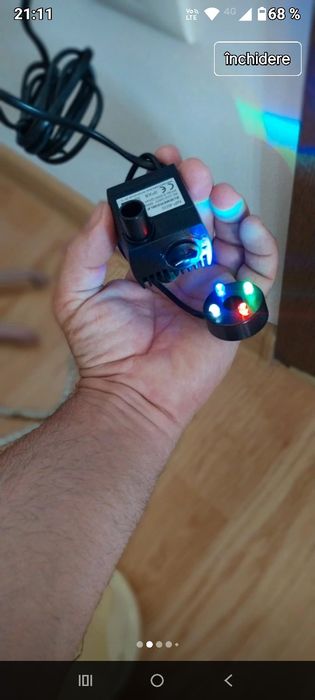 Pompa submersibila Acvariu, fântână arteziană