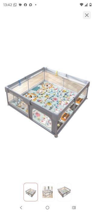 Игровой манеж для детей почти новый