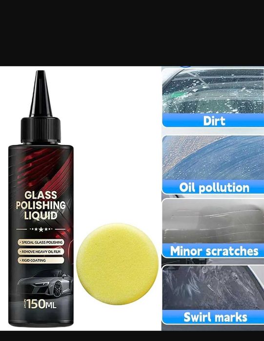 Detergent film de ulei parbriz lichid polisat kit eliminare zgarieturi