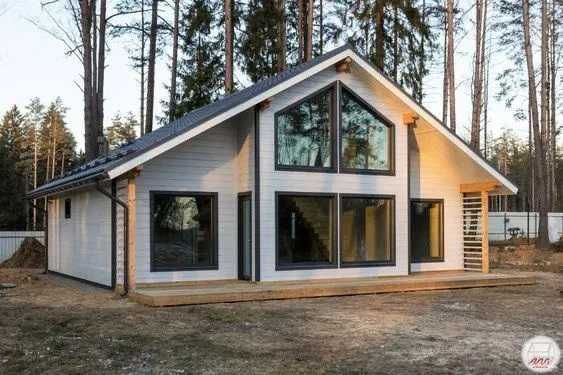 Vand casa moderna pe structura metalica, 8m x 9m