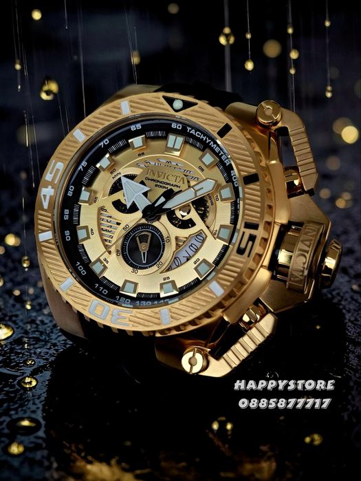 INVICTA Optimus Gold 66 mm, Инвикта нов ръчен часовник