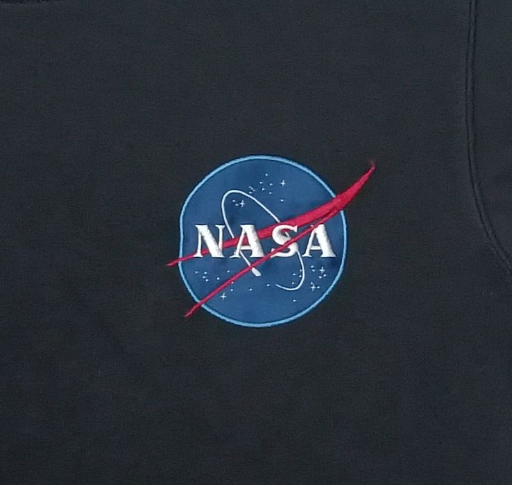 Alpha Industries NASA Shirt оригинална тениска M черна памучна фланелка