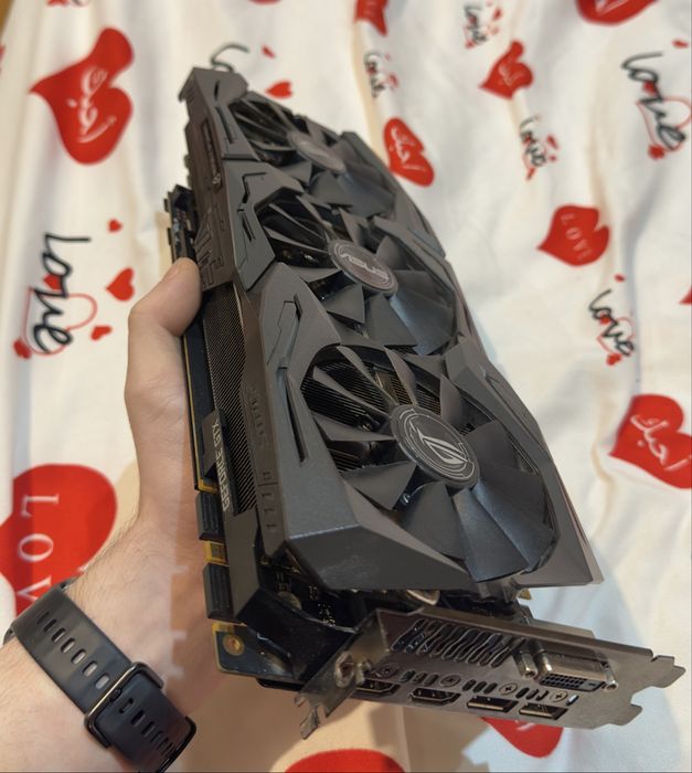 Placă Video ASUS ROG STRIX GTX 1080TI, 11GB, 352-bit
