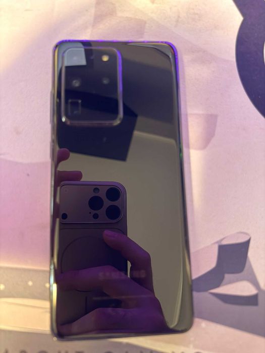 S20 Ultra 5G Cosmic Black 128 GB Neverlocked