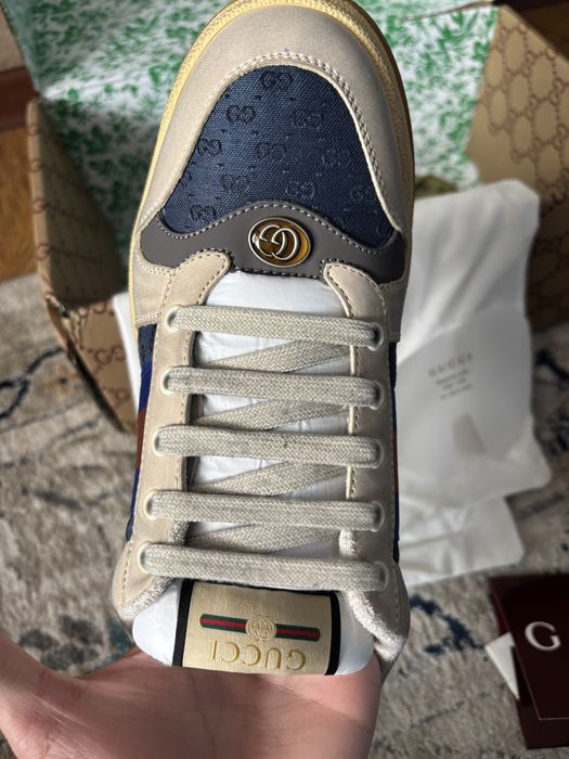 Gucci Screener beige blue orange