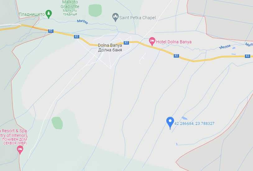 Продава се Парцел в Долна баня - 6121 кв.м за 5 €/кв.м - Снимка #1