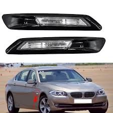 Semnalele led aripi black pianno/negru lucios bmw seria 5 f10/f11