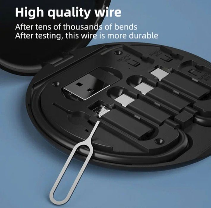 Ko'p funksiyali adapter va data kabel