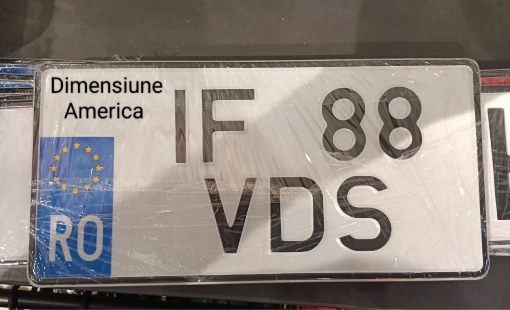 Placute auto Numere auto ornamentale Romania Internationale
