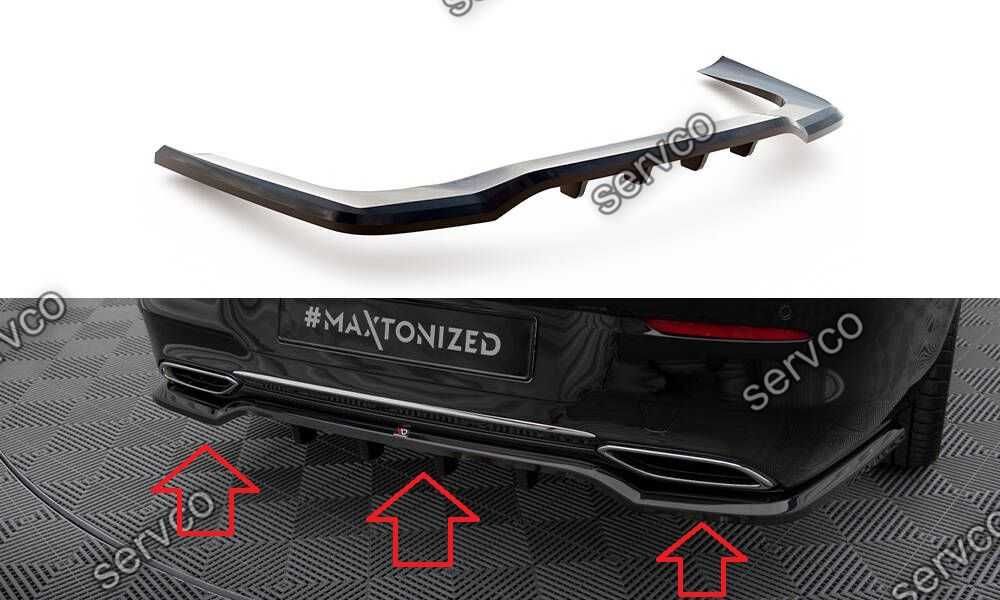 Pachet Body kit tuning Mercedes CLA C118 Coupe 2019- v2 Maxton Design