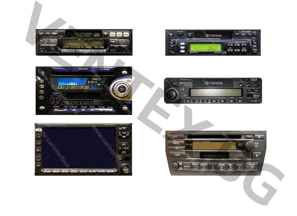 YATOUR дигитален чейнджър за Toyota от 1992 до 2005 година с USB и AUX