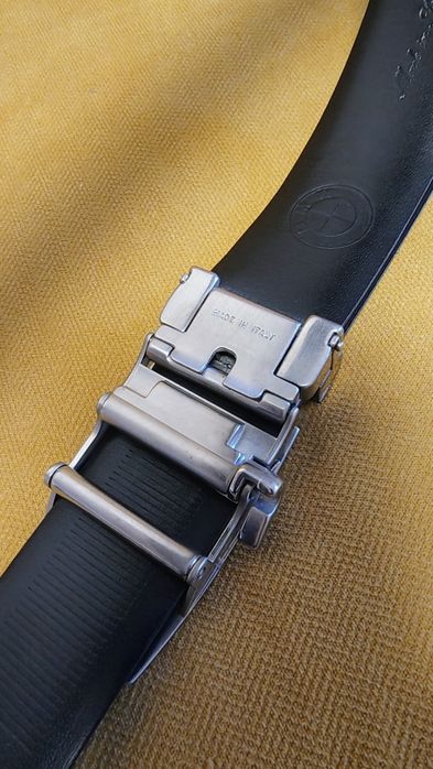 Кожен колан BMW от естествена кожа, Made in Italy