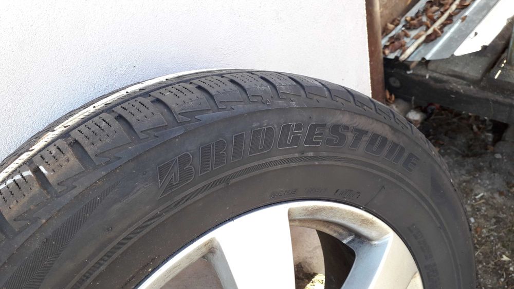 Roti/jante R16, anvelope iarna Bridgestone 215/65/98H, 5×100, 2018