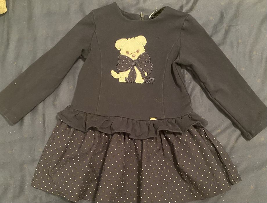 Rochiță Mayoral cu mânecă lungă, mărime 12-18 luni (86 cm)