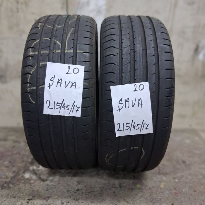2×215/45/17 VARA.SAVA 2020.Stare excelenta.