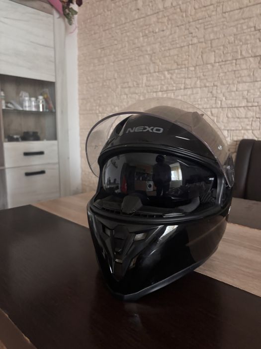 Cască moto Nexo – Negru, stare  bună