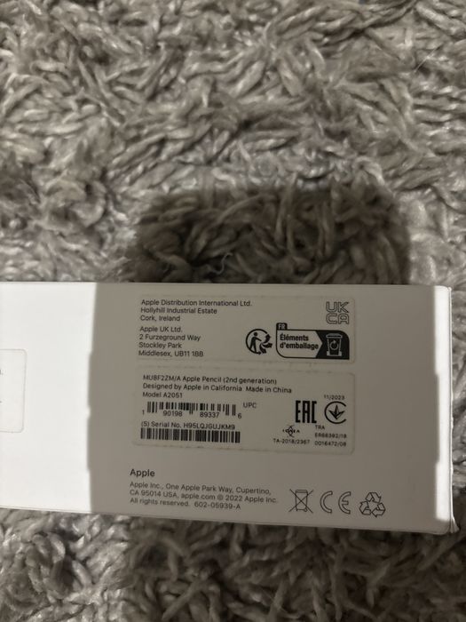 Apple Pencil 2nd generation Sigilat!