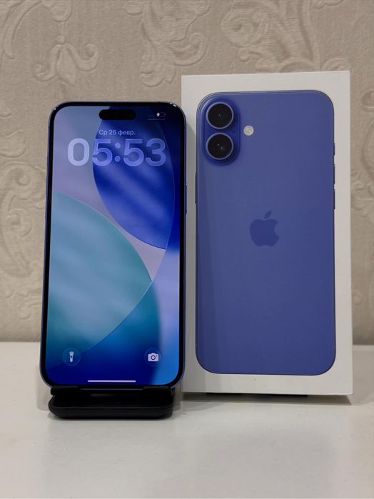 Iphone 16 plus 100% 128 gb 9 цикл